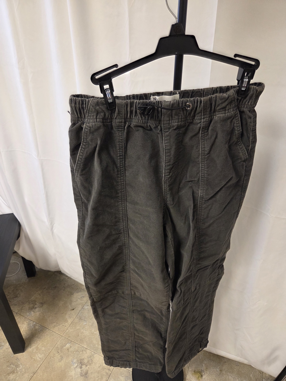 No Boundaries Gray Drawstring Waist Trousers